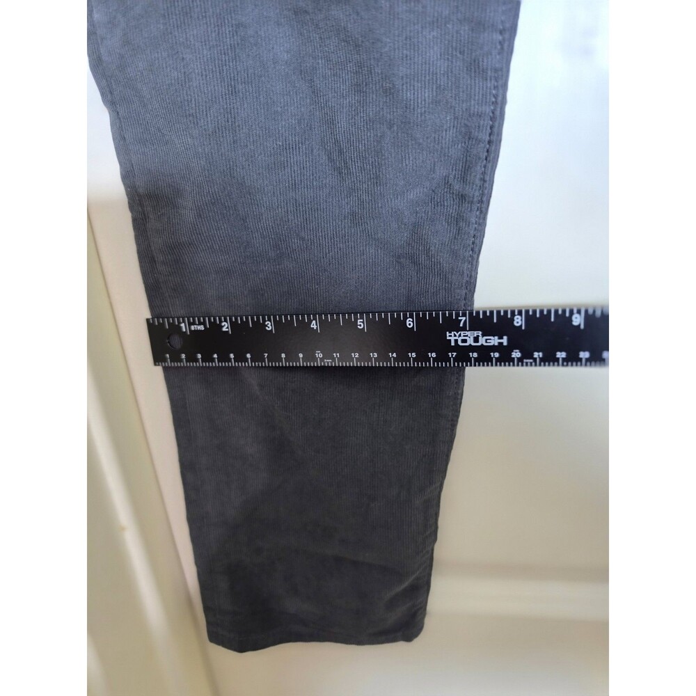 Eddie Bauer Womens Grey Corduroy Pants Boyfriend Slim T 30x30 - Picture 9 of 12